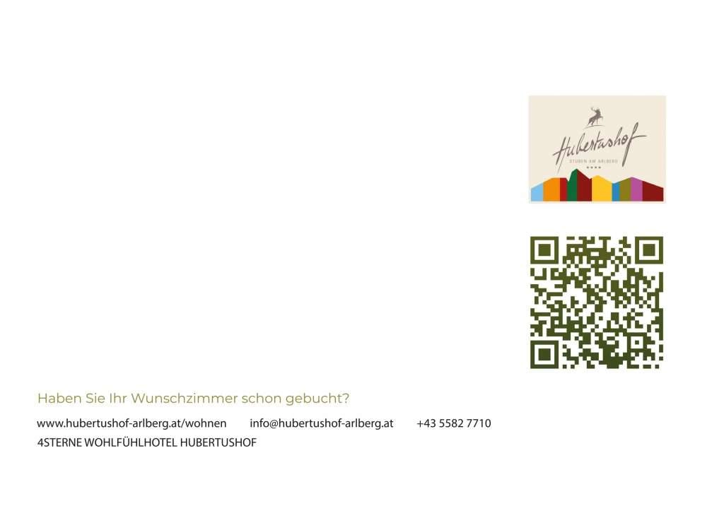 Klappkarte Rückseite Design - von M2 Agentur kreiert