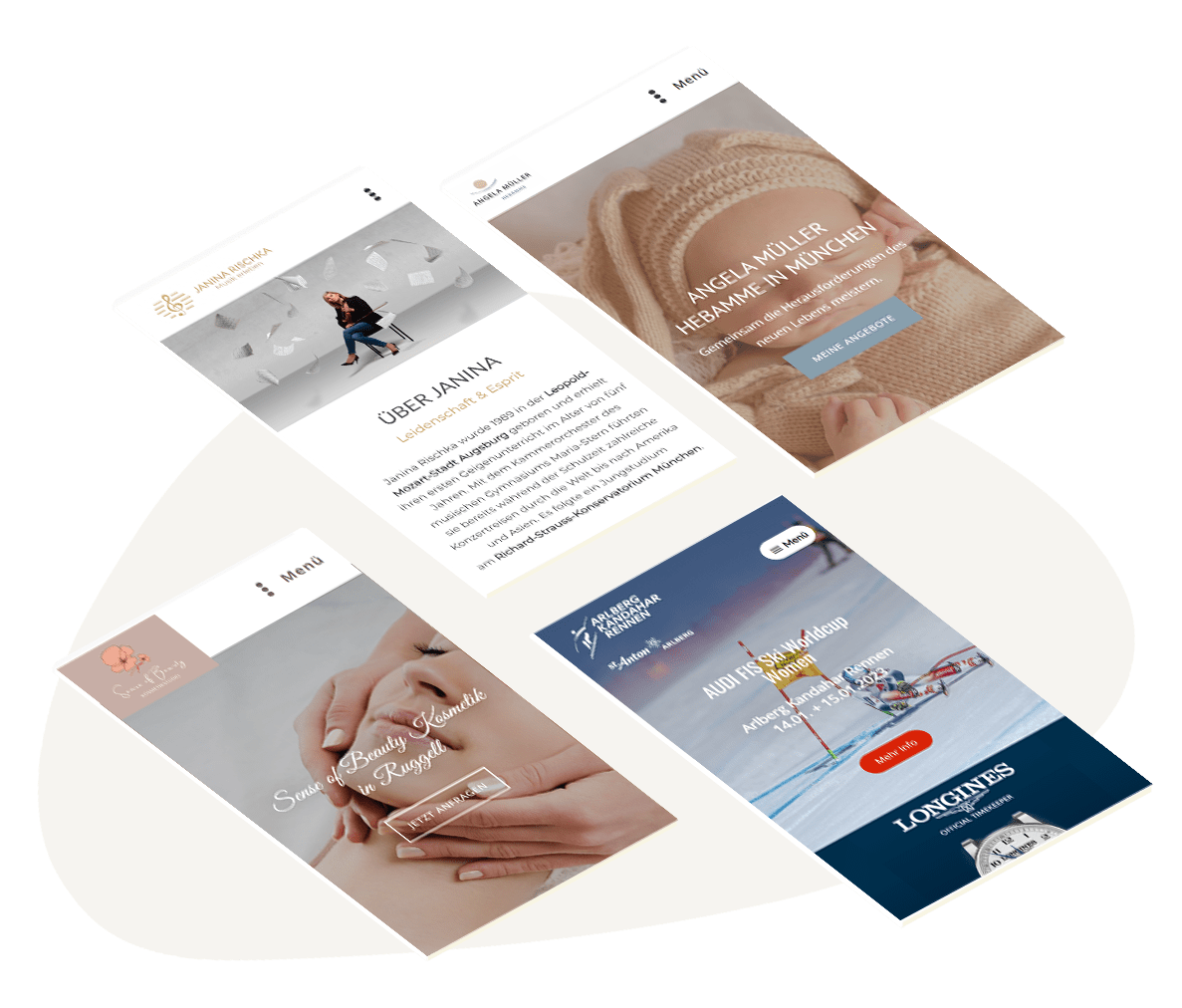 Website & Digital Agentur Laptop mit Kunden Homepage